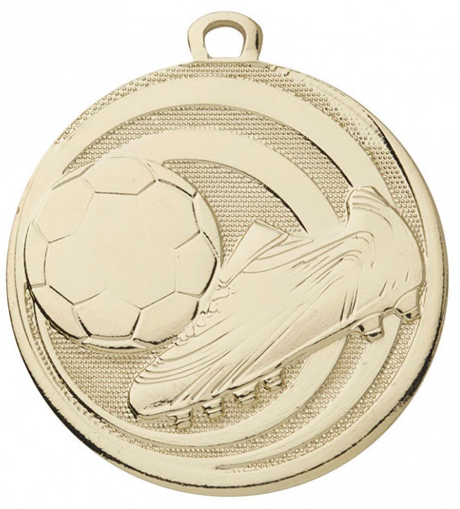 Voetbal Medaille E3003 goud-zilver-brons Compleet LAATSTE 3 x Goud OP=OP!!